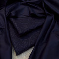 Bareezy 2PC Pure Lawn Chikankari Suit – Navy Blue