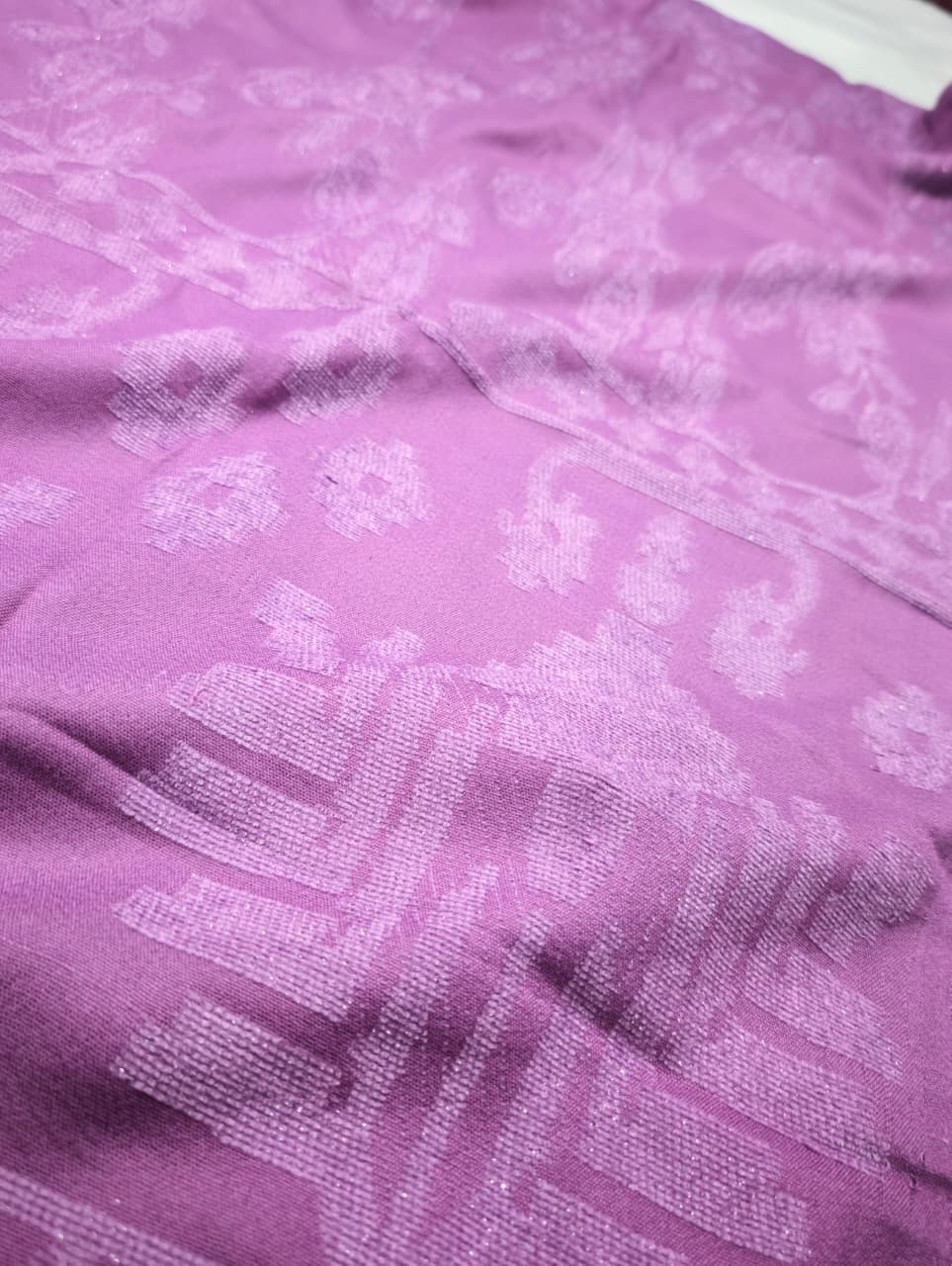 3PC PEACH WOOL VELVET EXPORT QUALITY WINTER COLLECTION 2026 (PURPLE LILAC)