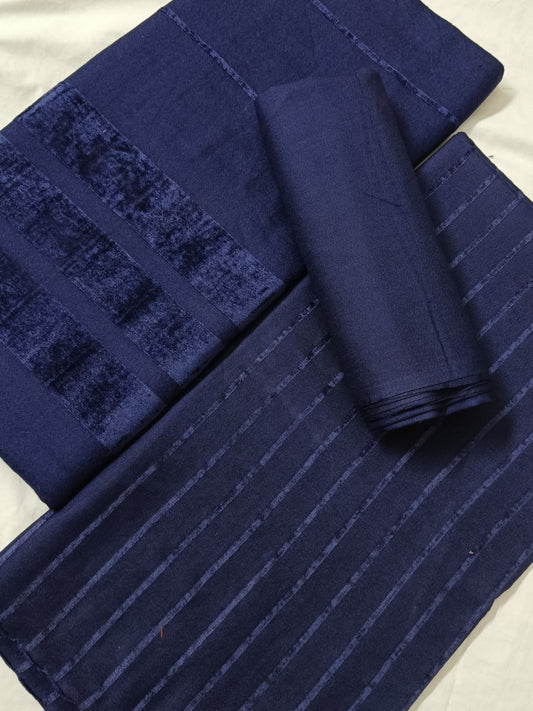 ALPINE ZARI VELVET DHANAK 3PC – Luxury Winter Collection