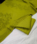 3PC MARINA SELF EMBOSSED WITH HIGH QUALITY RICH VELVET WOOL SHAWL LUXURIOUS WINTER COLLECTION (Olive Green Colour)