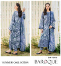 Baroque 3 Piece Digital Printed Lawn Suit - Heavy Embroidery & Chiffon Dupatta Code 7001