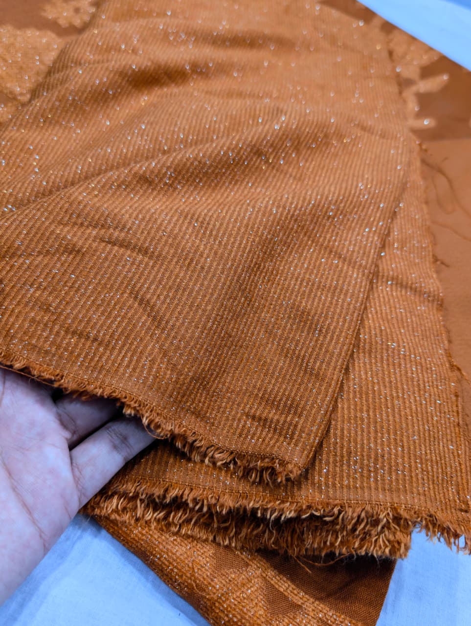 3PC PEACH WOOL VELVET EXPORT QUALITY WINTER COLLECTION 2026