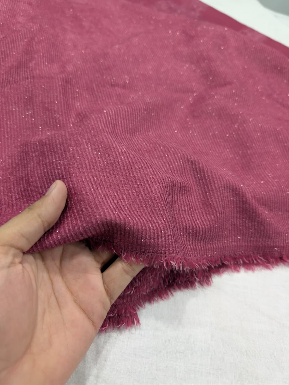 3PC PEACH WOOL VELVET EXPORT QUALITY WINTER COLLECTION 2026 (ROSE PINK)