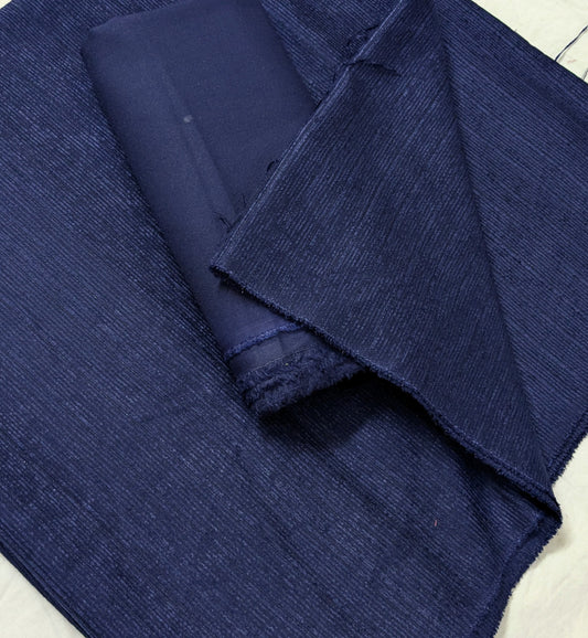 "2PC PEACH WOOL VELVET (SWEET LEATHER) PREMIUM LUXURY WINTER COLLECTION" (Navy Blue Colour)