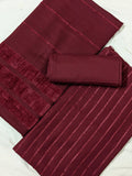 ALPINE ZARI VELVET DHANAK 3PC – Luxury Winter Collection