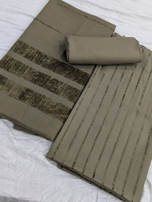 ALPINE ZARI VELVET DHANAK 3PC – Luxury Winter Collection