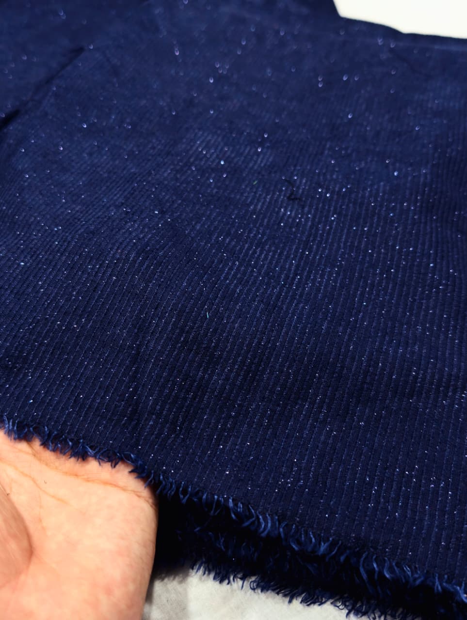 3PC PEACH WOOL VELVET EXPORT QUALITY WINTER COLLECTION 2026 (NAVY BLUE)