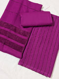 ALPINE ZARI VELVET DHANAK 3PC – Luxury Winter Collection (Margenta Colour)