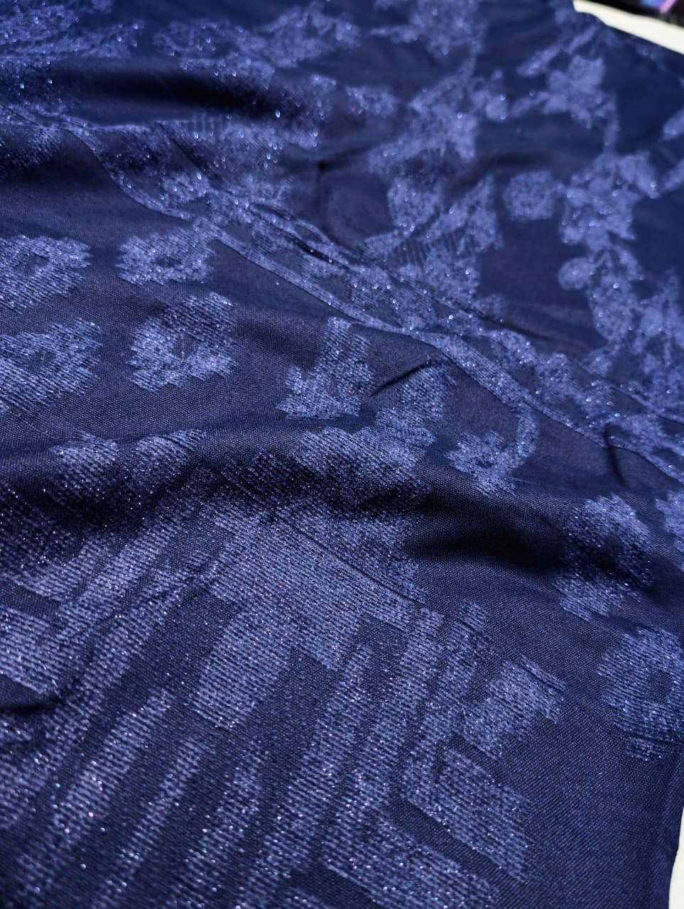 3PC PEACH WOOL VELVET EXPORT QUALITY WINTER COLLECTION 2026 (NAVY BLUE)