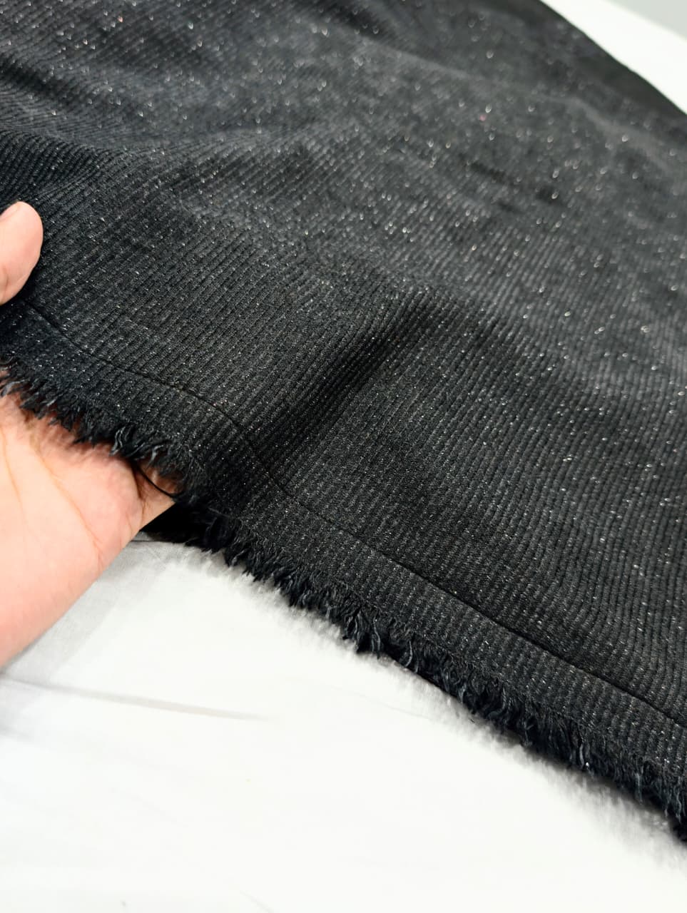 3PC PEACH WOOL VELVET EXPORT QUALITY WINTER COLLECTION 2026 (JET BLACK)